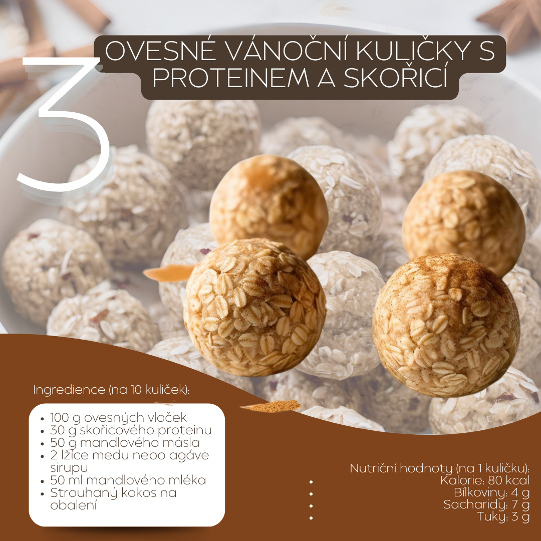 recept na zdrave ovesne koule
